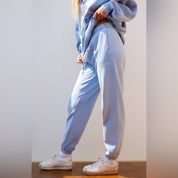 PacSun Pants - Playboy PacSun Jogger Sweatpants Baby Blue